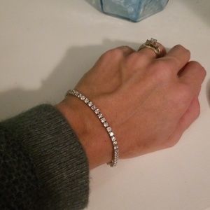 CZ tennis bracelet
